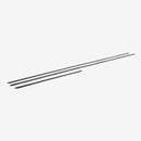 Extruded Aluminum and Vinyl Jamb-Up Weatherstrip Heavy-Duty Aluminum for Residential and Commercial Use, Frame Weatherstrip. | Colors:  Black | 36" x 80" - Weather Stripping |