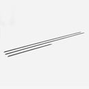 Extruded Aluminum and Vinyl Jamb-Up Weatherstrip Heavy-Duty Aluminum for Residential and Commercial Use, Frame Weatherstrip. | Colors:  Black | 36" x 80" - Weather Stripping |