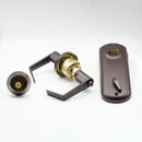 Adjustable Double Door Lock for Any Door You Need. More Security and Easy-to-Install Simultaneous Retraction Interconnected Grade 2 Lock | Black , Satin Nickel |