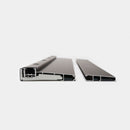 Adjustable Threshold Clip-in Extension - | Colors: Clear Anodized / Black  |  Sizes: 36",  42", 72"|