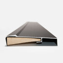Inswing Threshold-Small Gap- with Exterior Long Cover Aluminum Sill with Wood Insert - | Colors: Black  |  Sizes: 36", 48", 72" | (Copy)