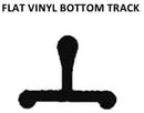 Quality White Vinyl Sliding Door Track – Bottom Track Replacement for Patio & Screen Doors, Durable Smooth Glide, Flat White Vinyl