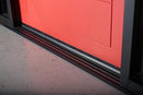 2" U-Shaped Door Bottom with Waterproof Drip Cap Seal | Colors: Black / Clear Anodized  |  Sizes: 36",  42", 72"|