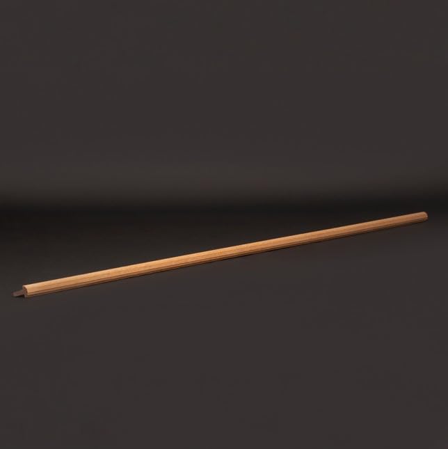 Solid Oak Wood Astragal - Unfinished Preb for Custom Finishing - Astragal Thickness 1-1/4" |  Size: 80" / 96" | Colors: Oak |