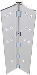 Anodize Aluminum Continuous Hinge - Heavy Duty- | Colors: Black / Clear Anodized  |  Sizes:  83", 95" |
