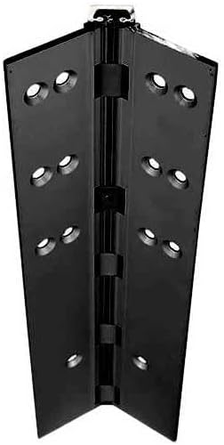 Anodize Aluminum Continuous Hinge - Heavy Duty- | Colors: Black / Clear Anodized  |  Sizes:  83", 95" |