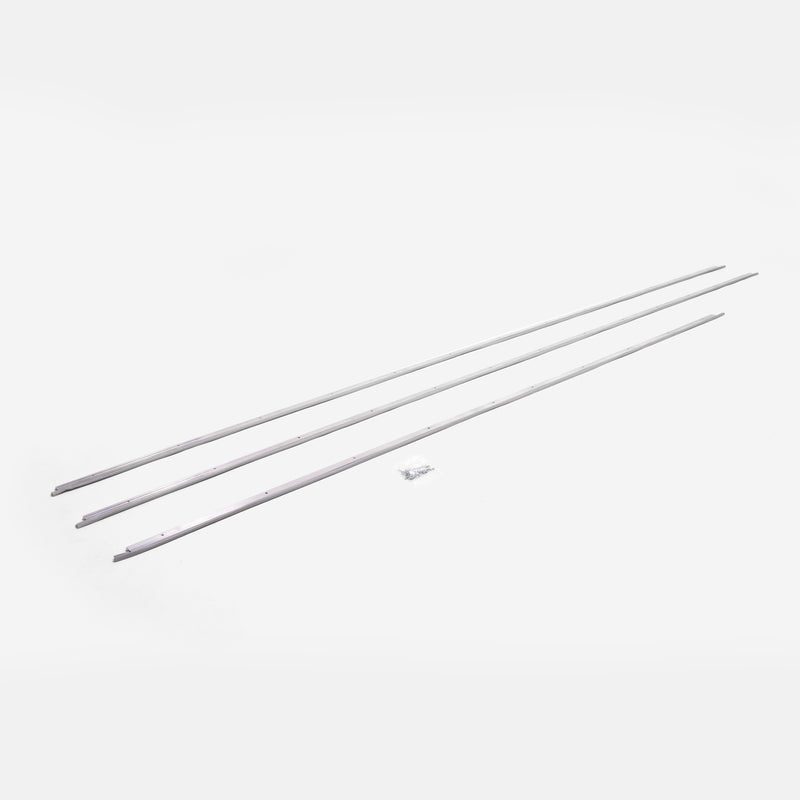 Extruded Aluminum and Vinyl Jamb-Up Weatherstrip Heavy-Duty Aluminum for Residential and Commercial Use, Frame Weatherstrip. | Colors:  Silver | 36" x 80" - Weather Stripping - |