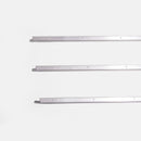 Extruded Aluminum and Vinyl Jamb-Up Weatherstrip Heavy-Duty Aluminum for Residential and Commercial Use, Frame Weatherstrip. | Colors:  Silver | 36" x 80" - Weather Stripping - |