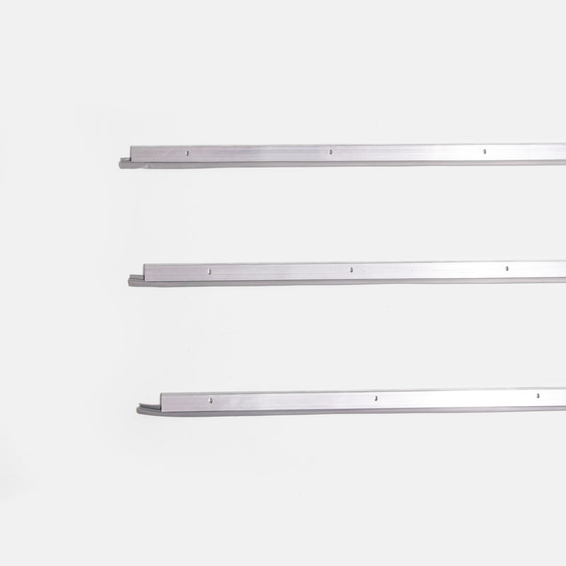 Extruded Aluminum and Vinyl Jamb-Up Weatherstrip Heavy-Duty Aluminum for Residential and Commercial Use, Frame Weatherstrip. | Colors:  Silver | 36" x 80" - Weather Stripping - |