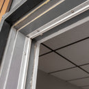 Extruded Aluminum and Vinyl Jamb-Up Weatherstrip Heavy-Duty Aluminum for Residential and Commercial Use, Frame Weatherstrip. | Colors:  Silver | 36" x 80" - Weather Stripping - |