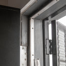 Extruded Aluminum and Vinyl Jamb-Up Weatherstrip Heavy-Duty Aluminum for Residential and Commercial Use, Frame Weatherstrip. | Colors:  Silver | 36" x 80" - Weather Stripping - |