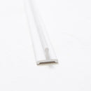 Quality White Vinyl Sliding Door Track – Bottom Track Replacement for Patio & Screen Doors, Durable Smooth Glide, Flat White Vinyl
