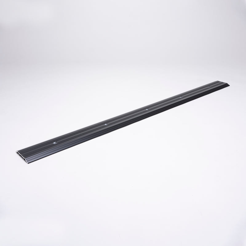 4" Double-Sided  Aluminum Threshold - | Colors: Black / Clear Anodized  |  Sizes: 36",  48", 72"|