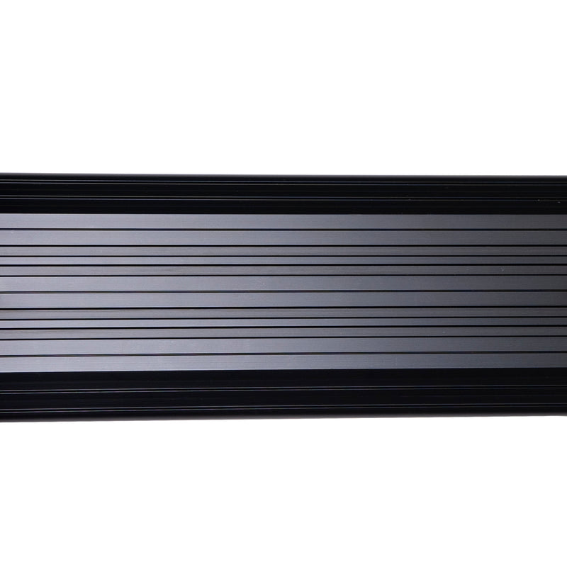 4" Double-Sided  Aluminum Threshold - | Colors: Black / Clear Anodized  |  Sizes: 36",  48", 72"|