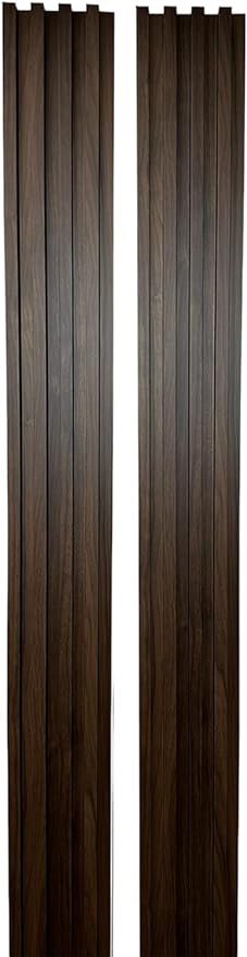 Wooden Interlocking Wall Panels.  | Colors: Black / Walnut / Oak / Gray | Sizes: 6"-48" |