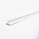 Quality White Vinyl Sliding Door Track – Bottom Track Replacement for Patio & Screen Doors, Durable Smooth Glide, Flat White Vinyl