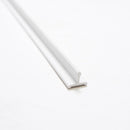 Quality White Vinyl Sliding Door Track – Bottom Track Replacement for Patio & Screen Doors, Durable Smooth Glide, Flat White Vinyl