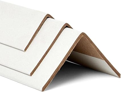 Cardboard Corners For Protection - Packaging Cardboard Edge Protector -1/16, Pack of 25 (2x2x44)