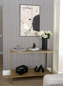 Wooden Interlocking Wall Panels.  | Colors: Black / Walnut / Oak / Gray | Sizes: 6 x 86.5" |