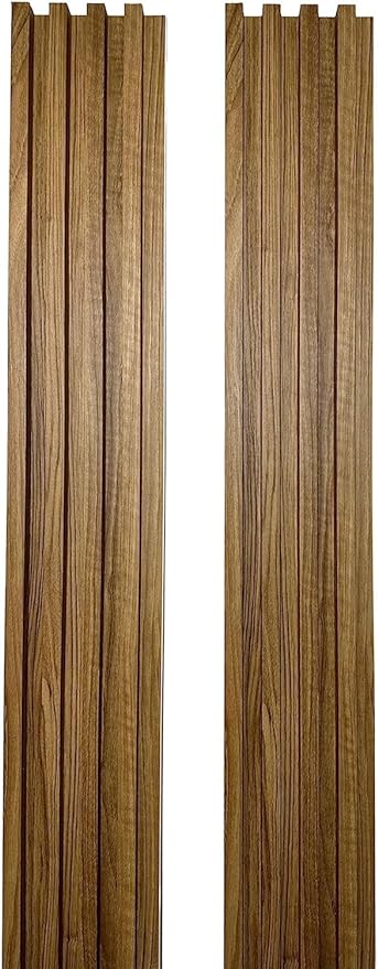 Wooden Interlocking Wall Panels.  | Colors: Black / Walnut / Oak / Gray | Sizes: 6"-48" |