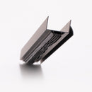 2" U-Shaped Door Bottom with Waterproof Drip Cap Seal | Colors: Black / Clear Anodized  |  Sizes: 36",  42", 72"|