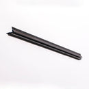 L-Shaped Aluminum Door Shoe with Drip Cap – Fits 1-3/8" or 1-3/4" Doors – Ideal for Commercial & Residential Use | Black | 36" |