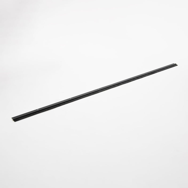 Aluminum Door Sweep with Heavy-Duty Brush- Interior/Exterior | Size: 96" | Color: Black |