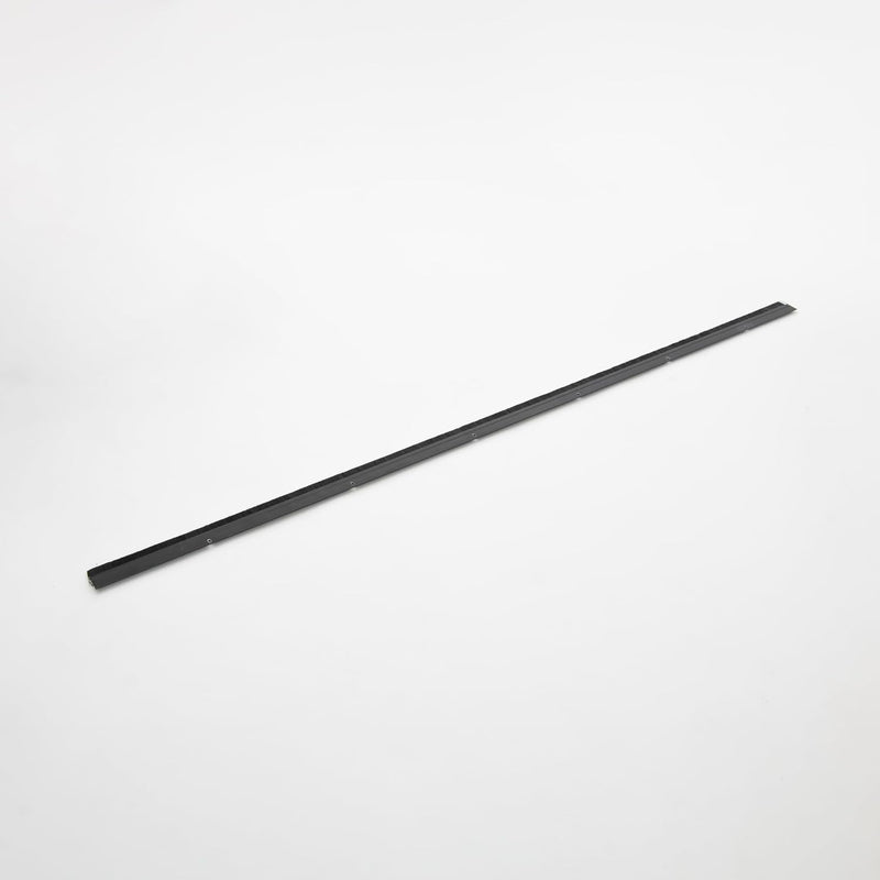 Aluminum Door Sweep with Heavy-Duty Brush- Interior/Exterior | Size: 96" | Color: Black |