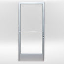 Commercial Graded Storefront Aluminum Door – Glass Door | Colors: Black / Clear Anodized  |