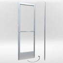 Commercial Graded Storefront Aluminum Door – Glass Door | Colors: Black / Clear Anodized  |