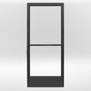 Commercial Graded Storefront Aluminum Door – Glass Door | Colors: Black / Clear Anodized  |