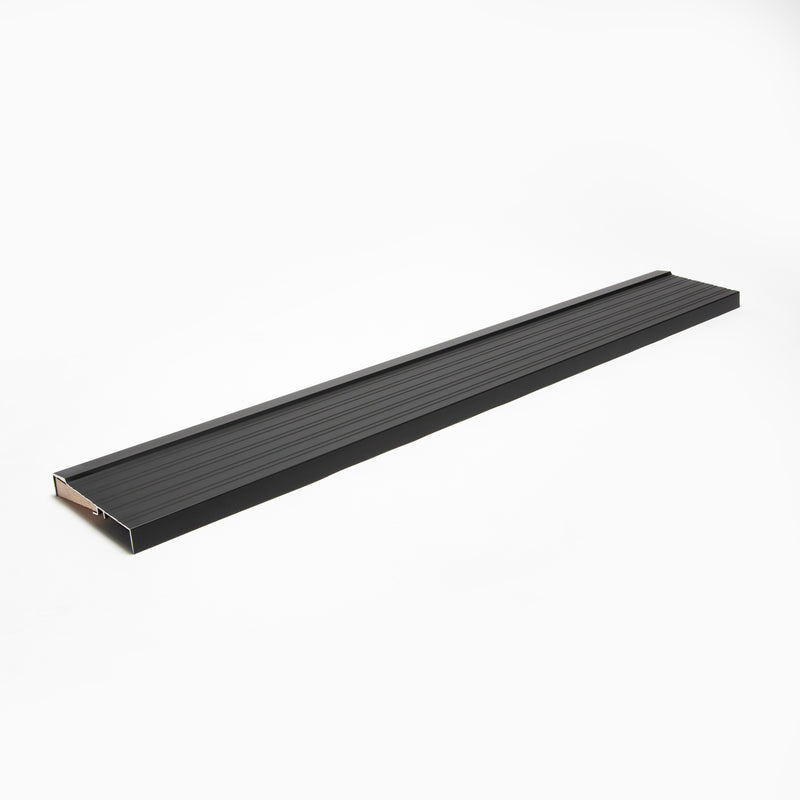 Inswing Threshold with Exterior Long Cover Aluminum Sill with Wood Insert - | Colors: Black  |  Sizes: 36", 48", 72" |