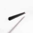 L-Shaped Aluminum Door Shoe with Drip Cap – Fits 1-3/8" or 1-3/4" Doors – Ideal for Commercial & Residential Use | Black | 36" |
