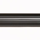 L-Shaped Aluminum Door Shoe with Drip Cap – Fits 1-3/8" or 1-3/4" Doors – Ideal for Commercial & Residential Use | Black | 36" |