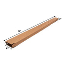 Tall Corrugated Boxes - 25/bundle different models available heavy duty.  | 2" x 6.3/4", 72" | |