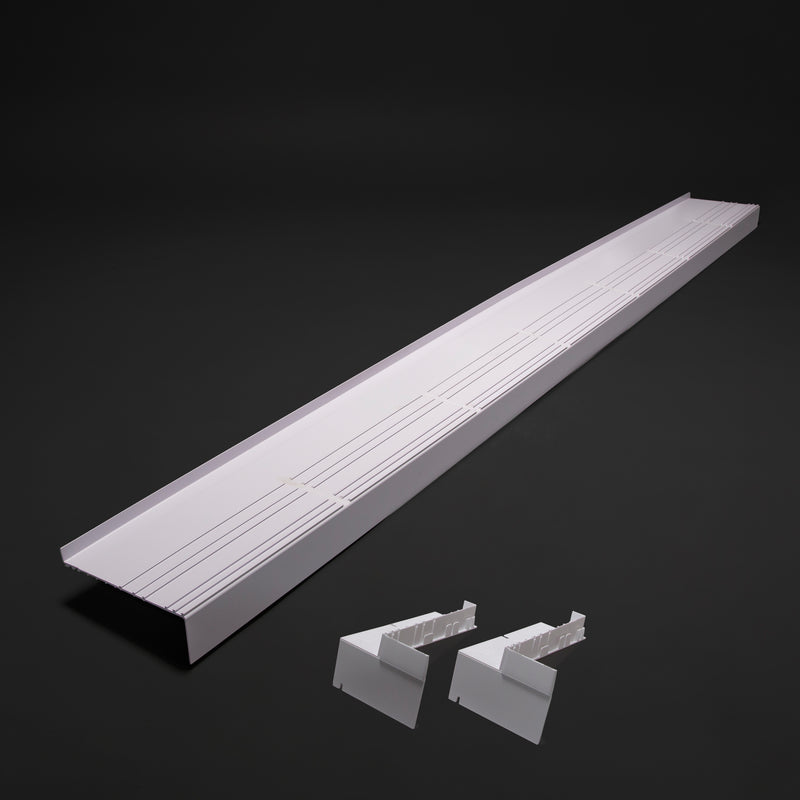 Under Sill Outpour  Protection - | Colors: White  |  Sizes: 80" x 4.56 / 80" x 6.56  |