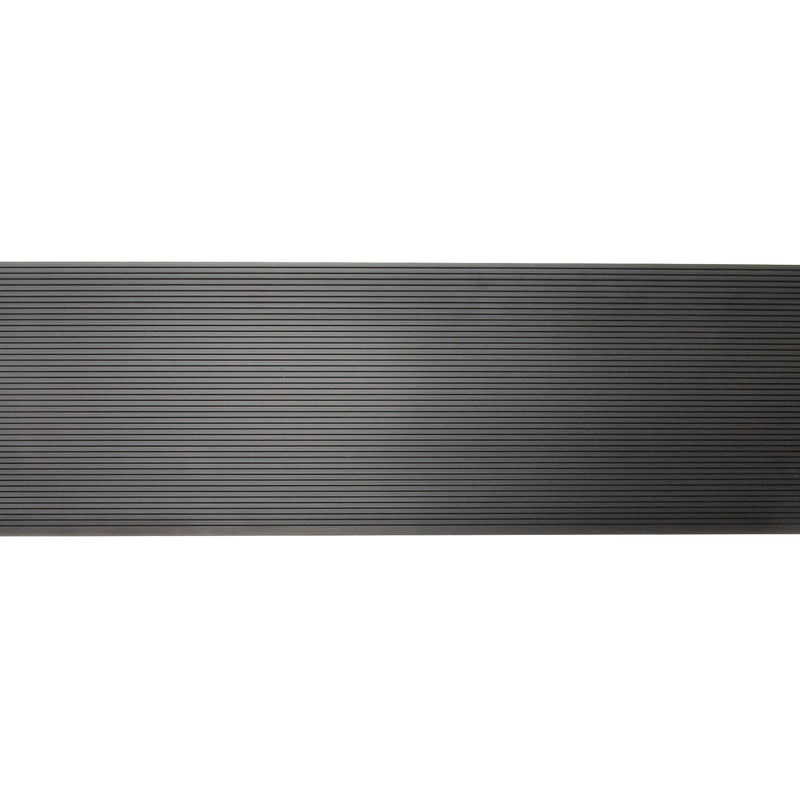 Heavy-Duty Aluminum Flat Threshold with Gap Seal – 6" Wide x 1.5" High  | Colors: Black  |  Sizes: 36",  42", 72"|