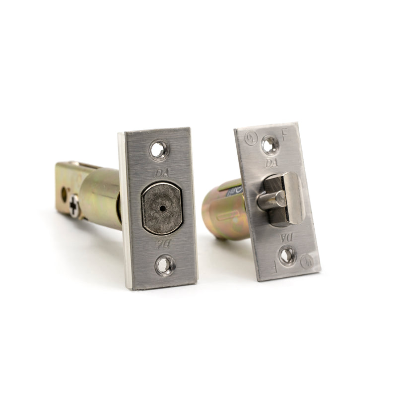 Adjustable Double Door Lock for Any Door You Need. More Security and Easy-to-Install Simultaneous Retraction Interconnected Grade 2 Lock | Black , Satin Nickel |