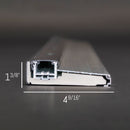 Adjustable Aluminum Door Threshold, Extra Short Width