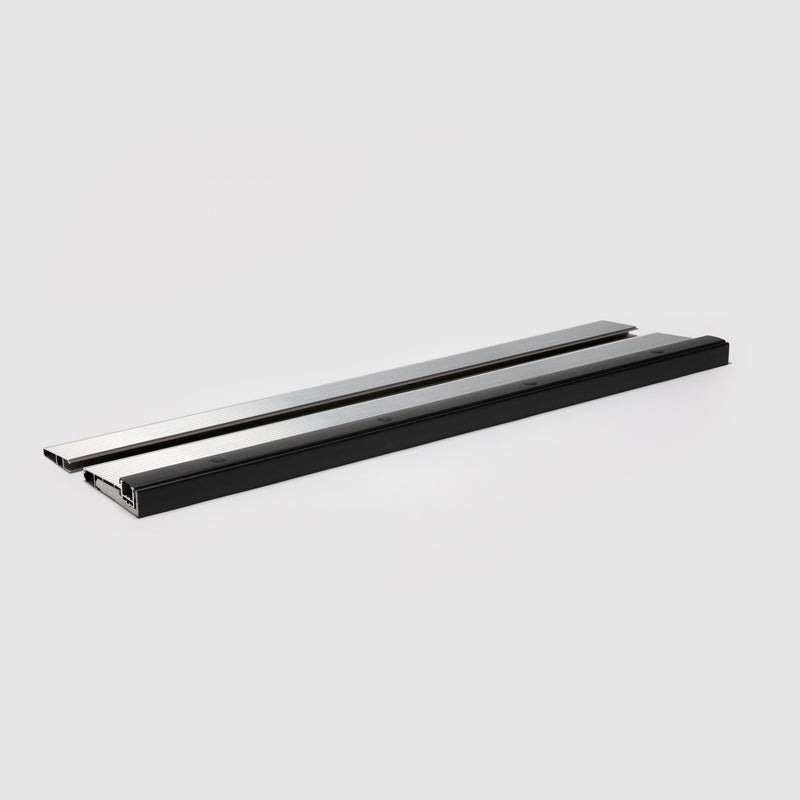 Adjustable Threshold Clip-in Extension - | Colors: Clear Anodized / Black  |  Sizes: 32",  46", 48"|