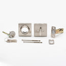 Heavy-Duty Deadbolt-Accommodates door thickness of up to 2 5/8 inches | Colors: Black, Satin Nickel |