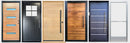 36" Custom Design Wood Doors
