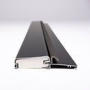Heavy Duty Aluminum Outswing Door Threshold- Extra Short |  36" , 48" , 72" , 95" |   Color: Black |