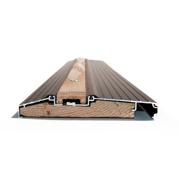 Aluminum Outswing Adjustable Threshold – | Sizes: 36", 48", 72" |  Colors: Black |